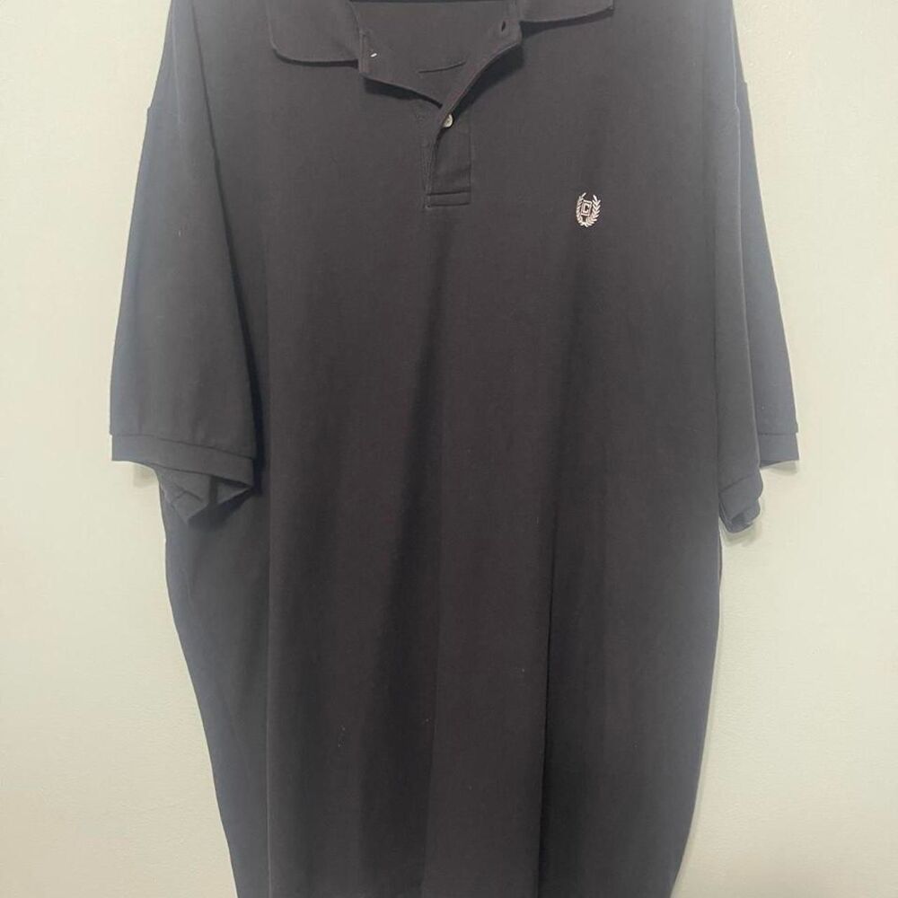 Chaps Men's Black Polo-shirts